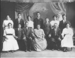 Antonio Rodrigues and Caroline Silva Rodrigues with children Antone Rodrigues, Maria Rodrigues, Manuel Rodrigues, John Rodrigues, Ludvina Rodrigues, Gabriel Rodrigues, Isabella Rodrigues, Rose Rodrigues, Alfonso Rodrigues and Vincent Rodrigues 