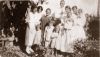 Maria Rodrigues, Caroline Silva Rodrigues, Manuel Rodrigues, Rose Rodrigues Medeiros with Joseph S. Medeiros Jr, Ludvina Rodrigues Morreira with Frank Morreira Jr., Hilda Morreira.
